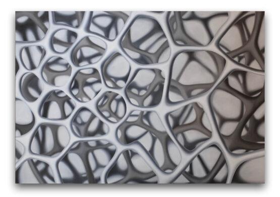 Ivona Žirková - Štruktúra 3, 200x140 cm