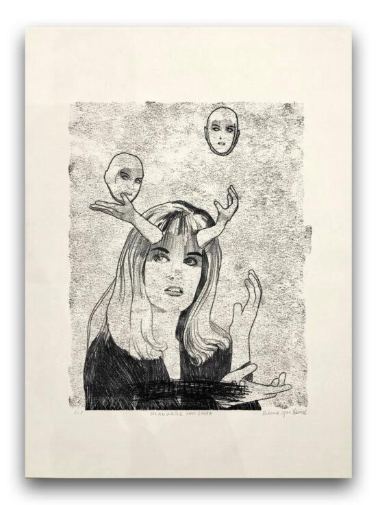 Ľubomíra Sekerášová - Meanwhile nani Laura, 1/1, 29.7x42 cm