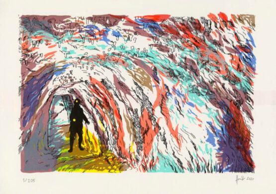 Čierne diery / Filip Horník - Bane Malých Karpát, 52.5x40 cm - Image 2