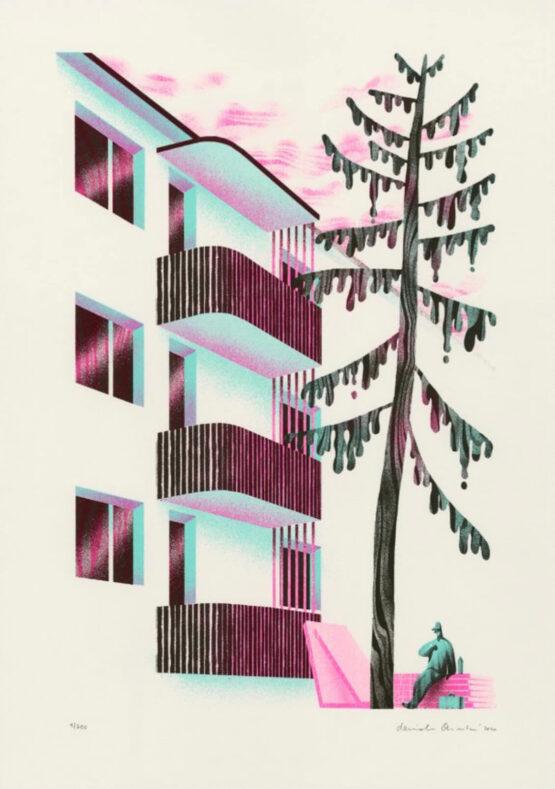 Čierne diery / Daniela Olejníková - Mierová kolónia v Bratislave, 52.5x40 cm - Image 2
