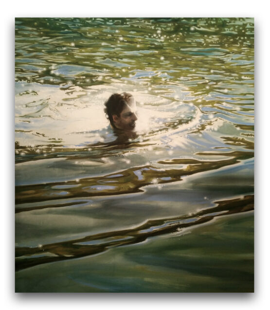 Ľubomíra Sekerášová - Baptism (alternative version), 140 x 200 cm