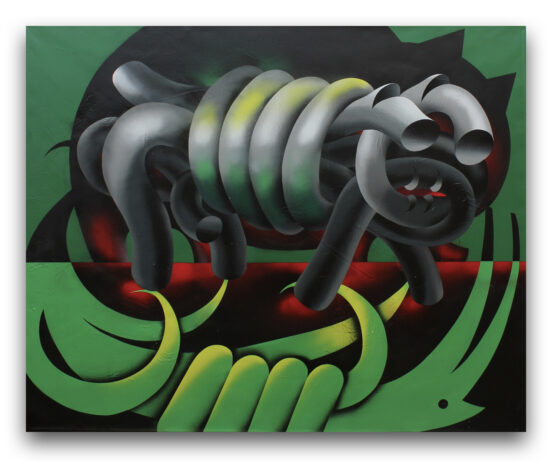 Michal Turkovič - Living Fence, 135 x 165 cm
