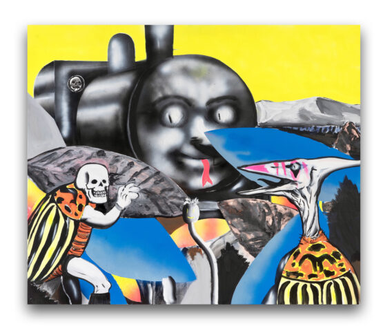 Ján Bátorek - Steel Hunter, 120 x 140 cm