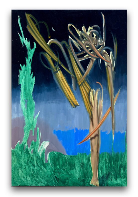 Jan Soumar - Standing in the grass, 90 x 60 cm