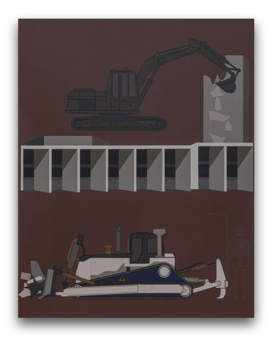 SOLD Ján Vasilko - Istropolis č. 2, 140 x 110 cm
