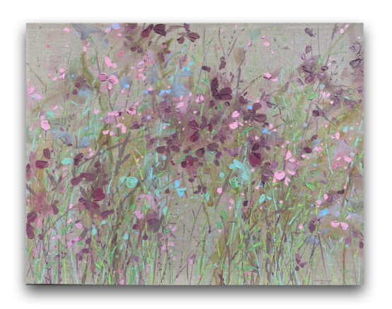 SOLD July Haluzová - Moorland Meadow, 90 x 115 cm