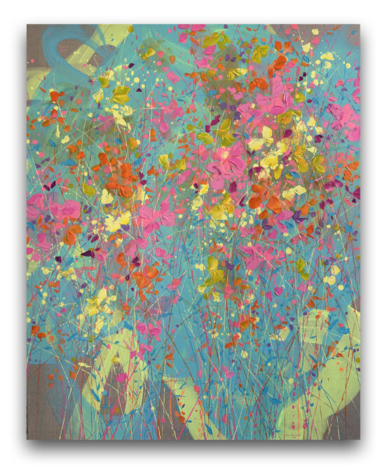 SOLD July Haluzová - Sweet Meadow, 100 x 80 cm