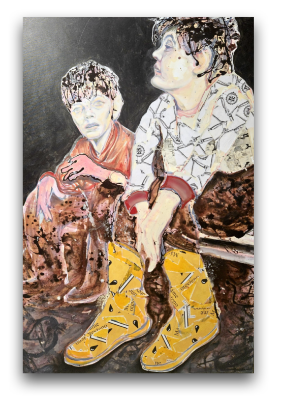Tomáš Jetela - Brothers of Great Mission, 150 x 100 cm