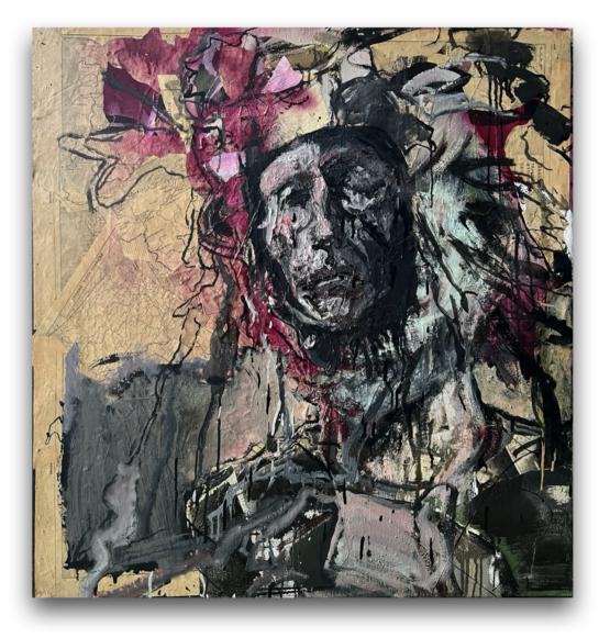 Tomáš Jetela - Indian, 80 x 80 cm
