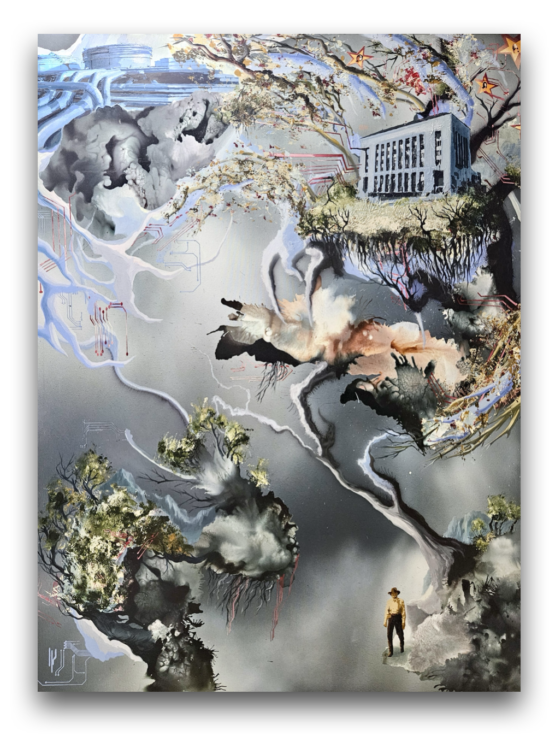 Michal Černušák - Preacherman, 200 x 150 cm