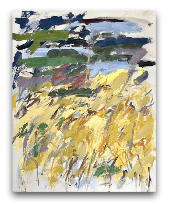 Michaela Červená - Field, 80 x 100 cm