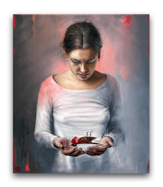 Robert Bielik - Levitácia VI, 70 x 60 cm
