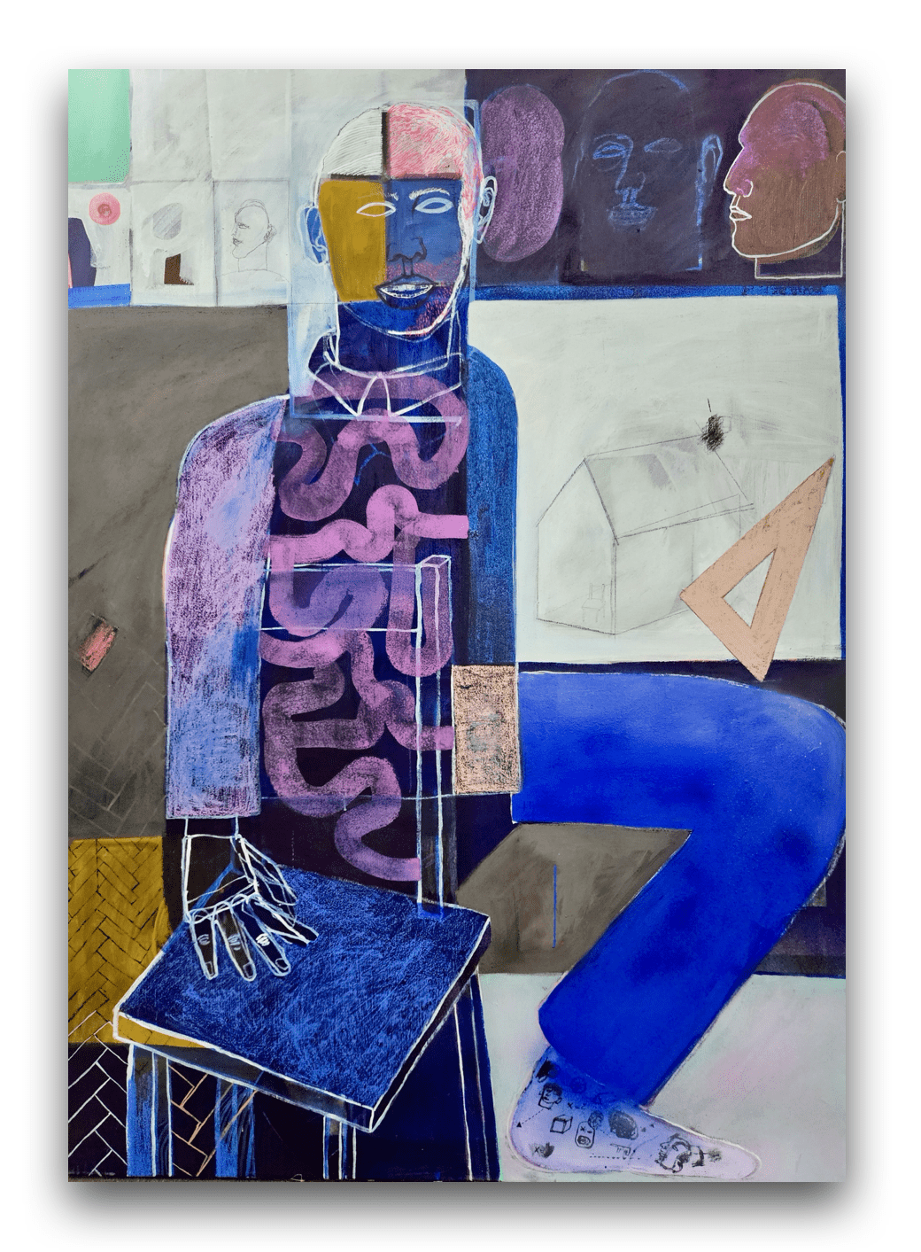 RESERVED David Javorský - Fragmenty, 140 x 100 cm