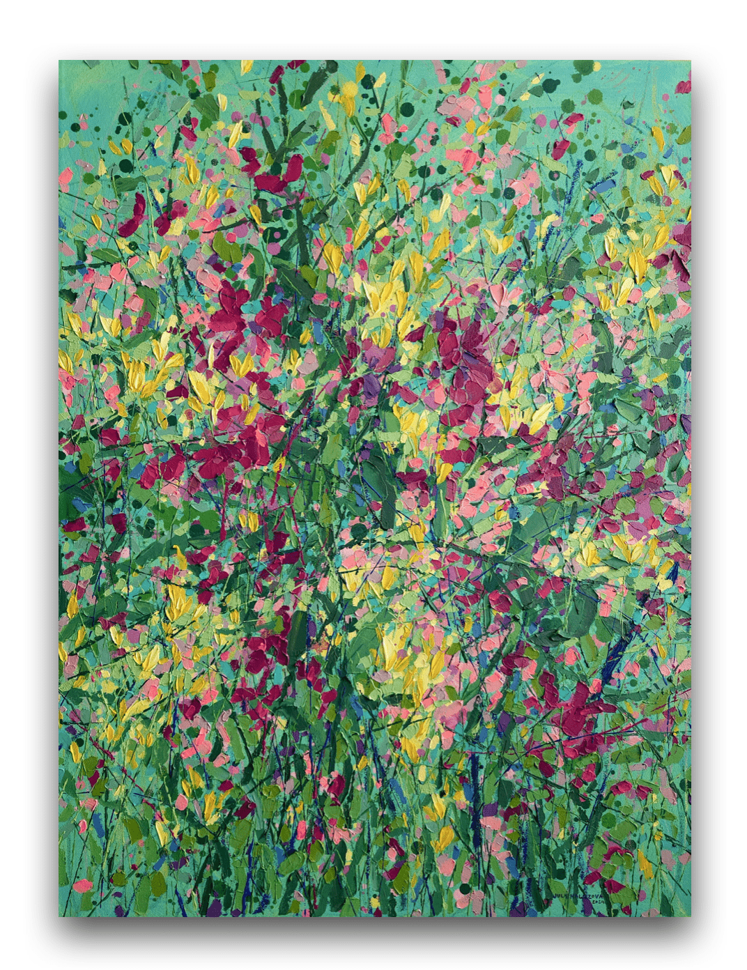 July Haluzová - Cirque de Fleurs IV., 80 x 60 cm