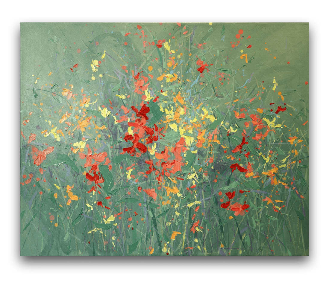 SOLD July Haluzová - U jezera II, 65 x 80 cm