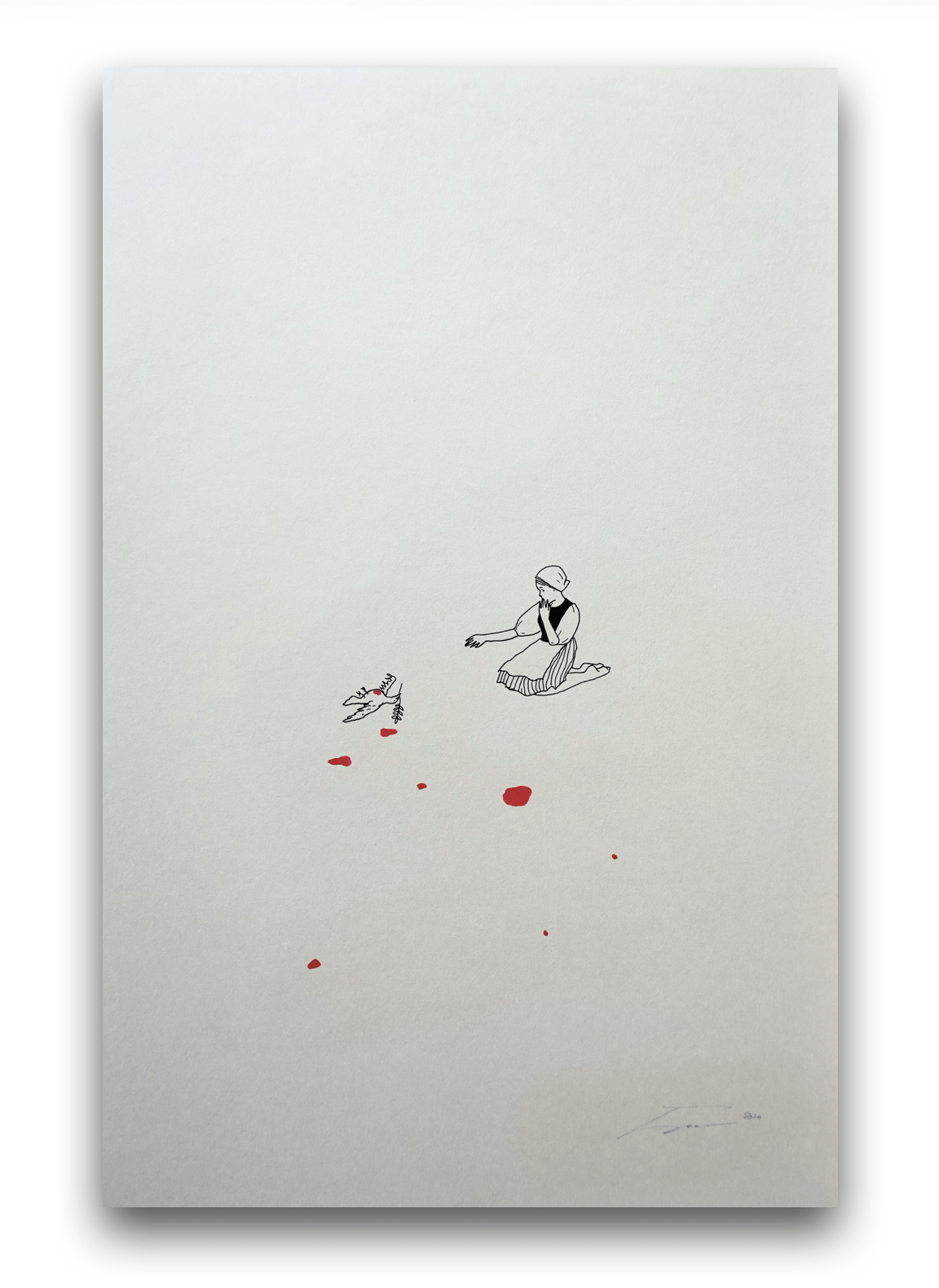 Ivana Šáteková - Kresba 10, 30 x 45 cm