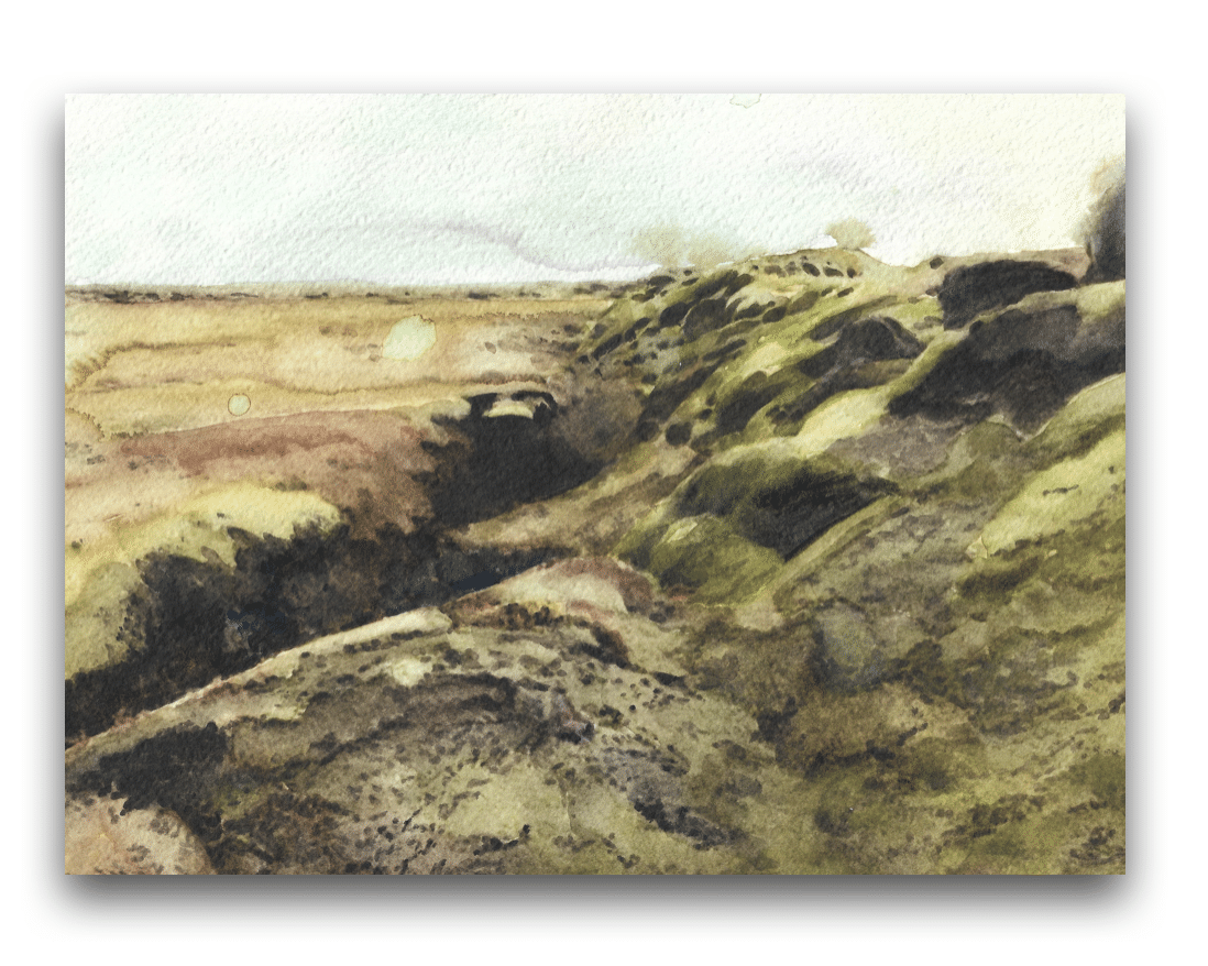 Eva Činčalová - Landscape Diaries V., 32 x 42 cm