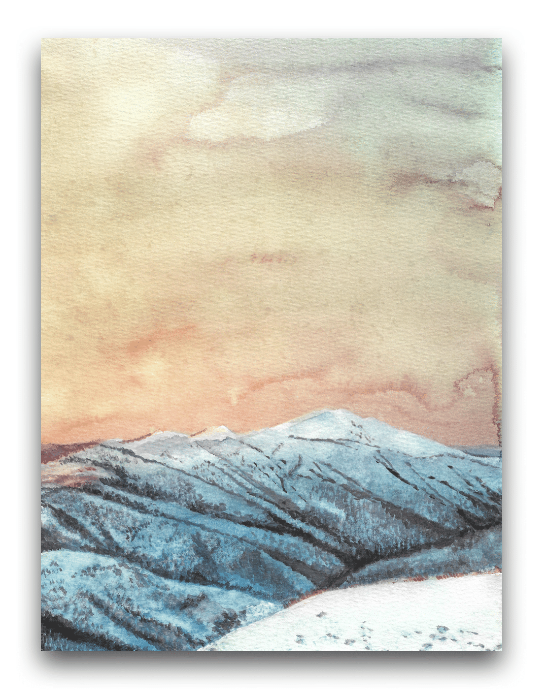 Eva Činčalová - Landscape Diaries XVII., 42 x 32 cm