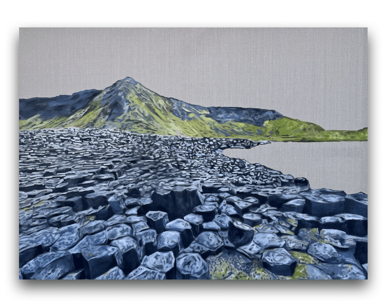 Eva Činčalová - Field of Rocks, 110 x 150 cm
